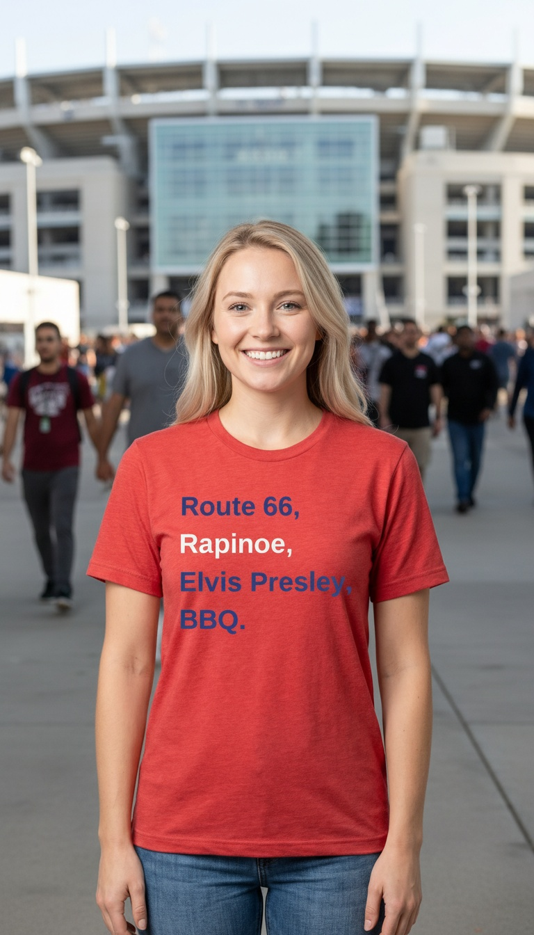 I'm American! Retro Americana Short Sleeve Tee