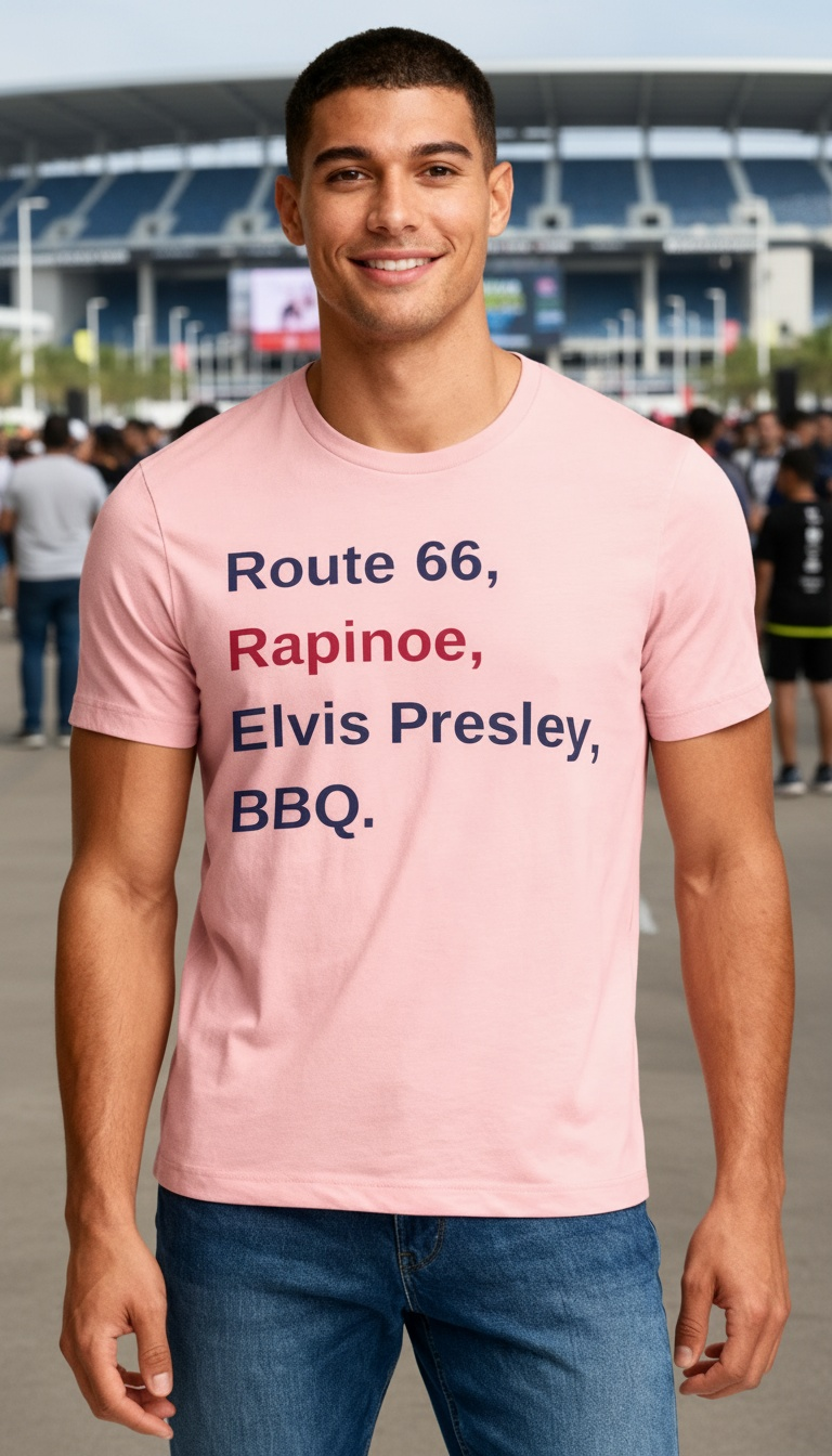I'm American! Retro Americana Short Sleeve Tee