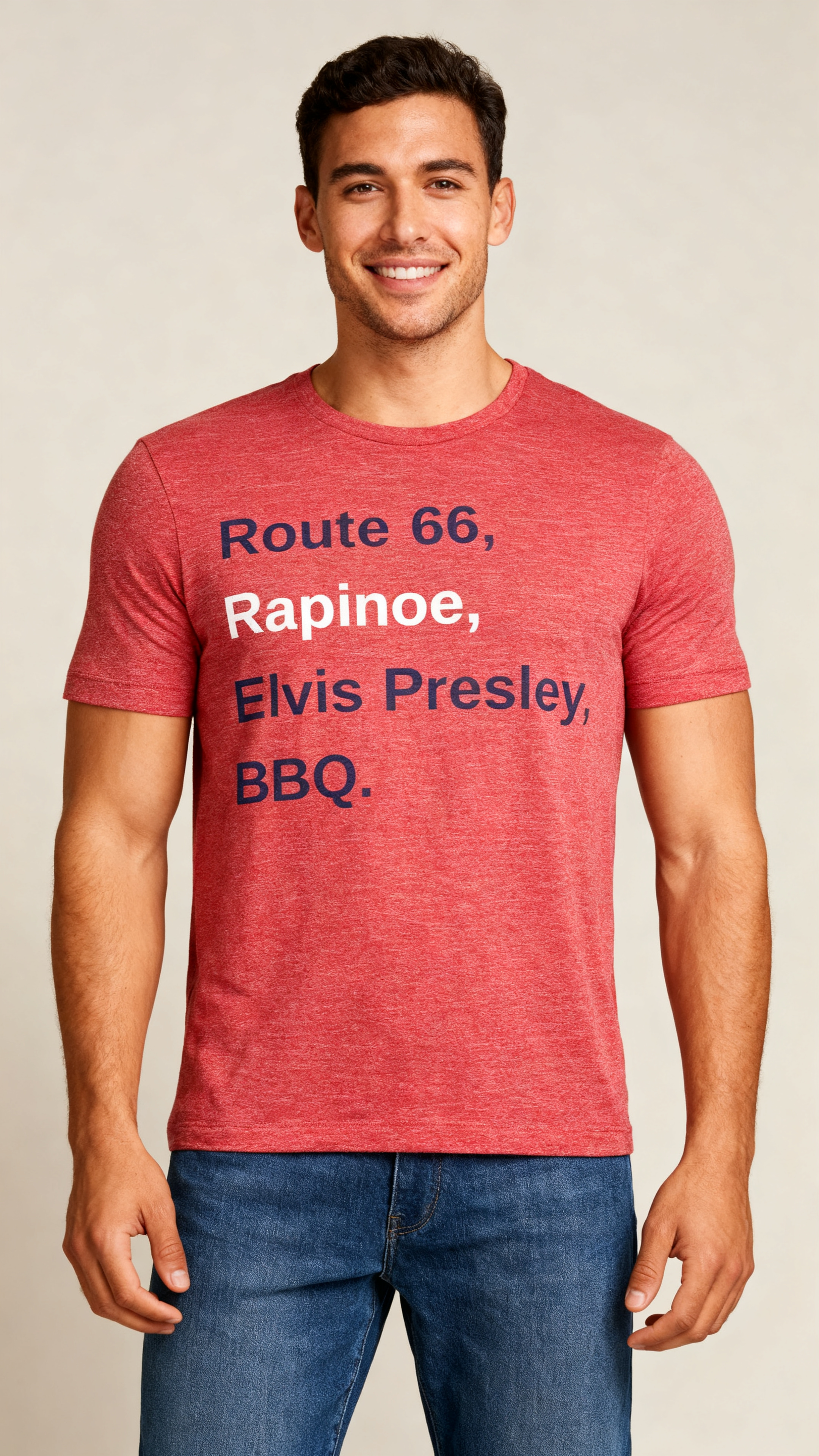 I'm American! Retro Americana Short Sleeve Tee